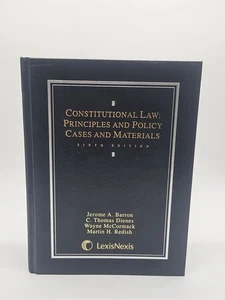 Constitutional Law Principles Policy Cases Materials 6th Edition LexisNexis Book - Picture 1 of 9