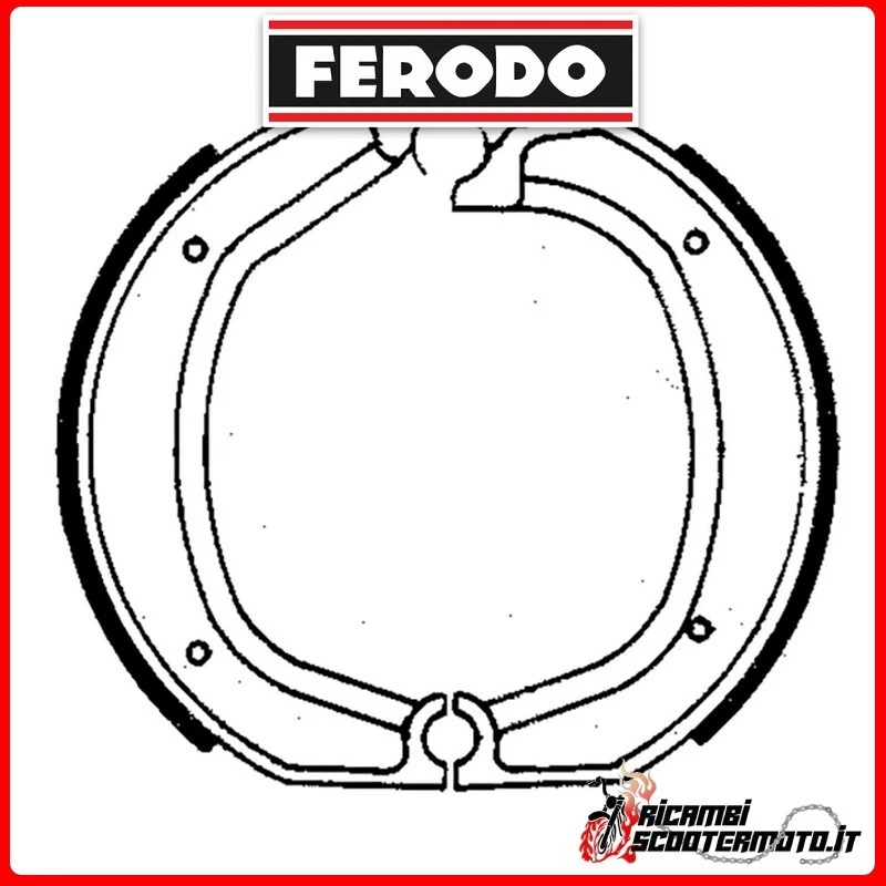 Ganasce Freno FERODO FSB700 BMW R 100 RS 1000 1978-1980 225129000#4 Foto 1 de 1