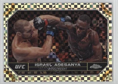 2024 Topps Chrome UFC X-Fractor Israel Adesanya #81 - Image 1 of 3