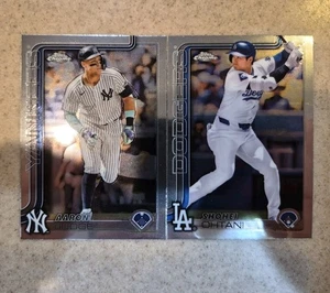 Shohei Ohtani #1 Topps Chrome 2025 + Aaron Judge #99 MVP recompras - Imagen 1 de 1