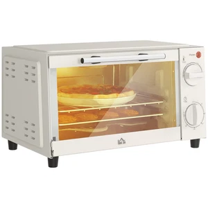 HOMCOM Mini Forno 9L Grill Elettrico da Piano con Controllo Temp Timer 750W  - Foto 1 di 35