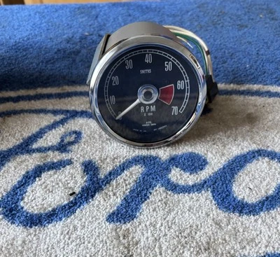 Ford Cortina Mk1 Gt Pre Aeroflow Rev Counter Smiths  RVI 1420/00A - Refurbished - Image 1 of 3