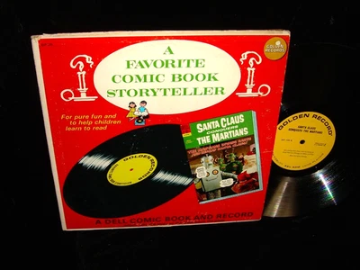 Santa Claus Conequers the Martains LP GOLDEN 170 Milton DeLugg 1966 No Comic - Image 1 of 2