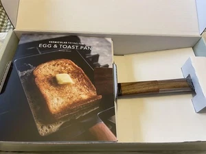 Vermicular Frying Pan EGG & TOAST PAN Walnut Instant Evaporation Ga NEW - Picture 1 of 8