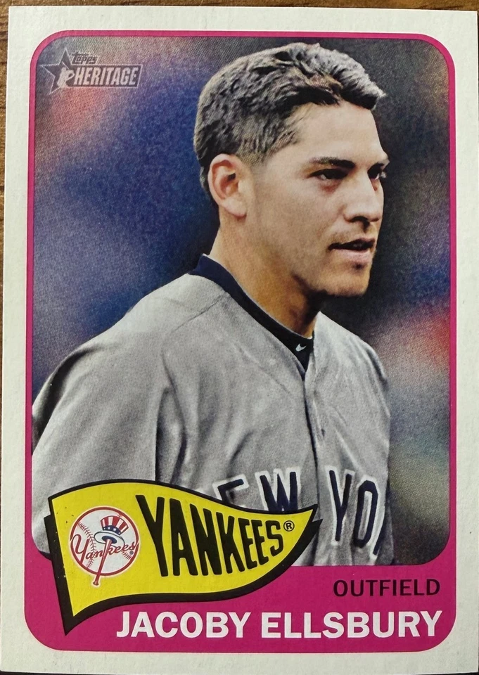 2014 Topps Heritage ELLSBURY - # 454 SP почти как новая или лучше - Изображение 1 из 1
