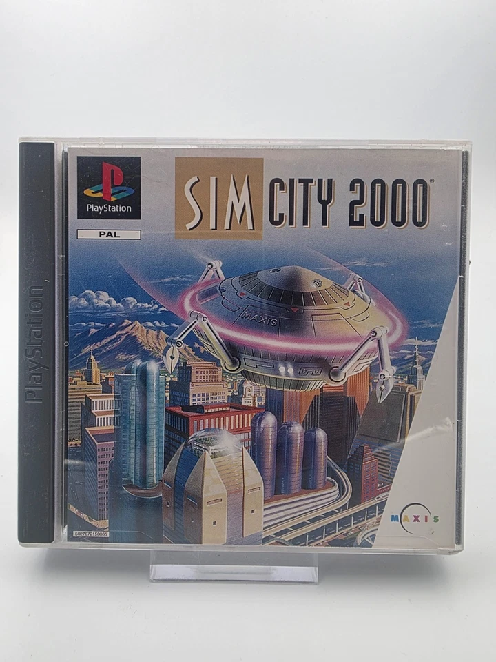 SimCity 2000 (Sony PlayStation 1/2)Sim City PS1 Spiel in OVP mit Anleitung - Bild 1 von 3