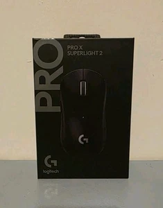 Logitech G PRO X Superlight 2 Wireless Gaming Mouse - Black - Afbeelding 1 van 2