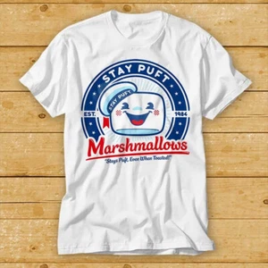 Ghostbusters Stay Puft Marshmallows Cult Movie 80's T Shirt Funny Movie Tee 2252 - Picture 1 of 3