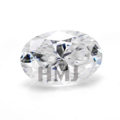 2x3~8x11mm White D Color VVS1 Oval Cut Moissanite Stone With GRA Certificate - Image 1 of 4