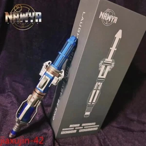 Destornillador Doctor Who 12th Sonic Blue Metal Luces Sonidos Duodécimo Dr Personaje - Imagen 1 de 11