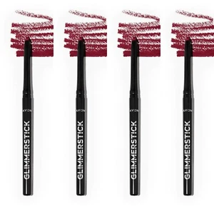 NEW Avon Glimmersticks Retractable Lip Liner / CHERRY JUBILEE / SET OF 4 - Picture 1 of 12