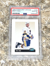 1994-95 Parkhurst Vintage Brett Hull #V35 GEM MINT PSA 10 St Louis Blues Card