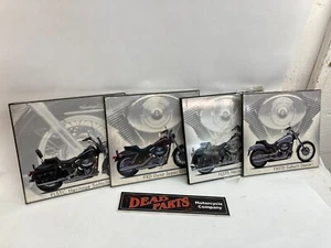 Harley dealer NIP 4 piece heritage springer softail deuce dyna series art 12x11 - Picture 1 of 7