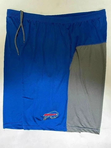 BUFFALO BILLS TEAM NFL MENS 2 TONE PERFORMANCE SHORTS DRI FIT WORKOUT NEW Cover