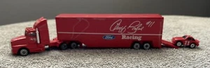 Geoff Bodine #11 Racing Champions 1:87 Scale Transporter With Mini Race Car - Picture 1 of 14
