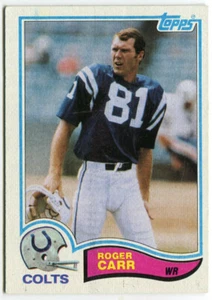 1982 Topps #12 Roger Carr Baltimore Colts - Imagen 1 de 2