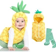 Fruit Toddler Baby Clothes Pineapple Fruit Costume Baby Romper & Striped Socks