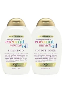 OGX Extra Strength Damage Remedy + Coconut Miracle Oil Shampoo & Conditioner Se - Bild 1 von 5