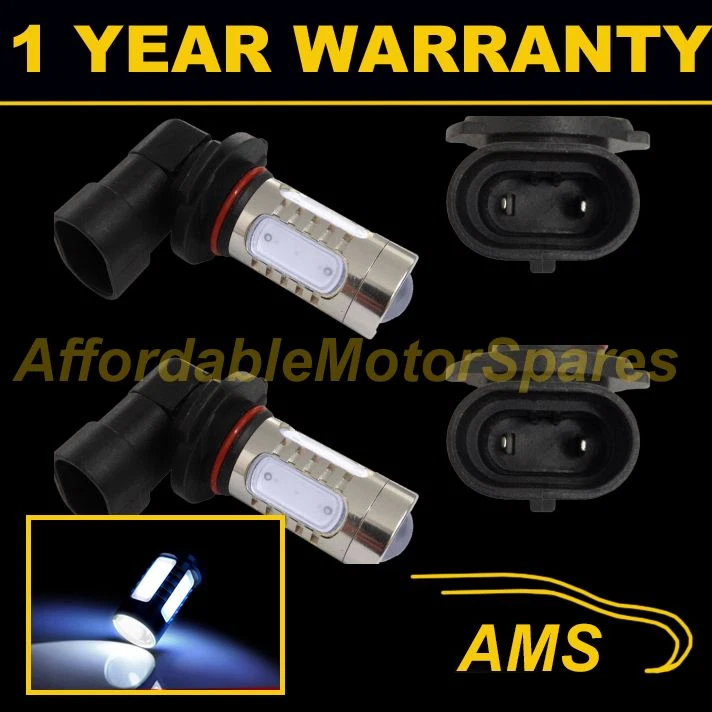 2X HB3 9005 WHITE LED FRONT MAIN HIGH BEAM LIGHT BULBS KIT XENON MB501901 - Image 1 of 1