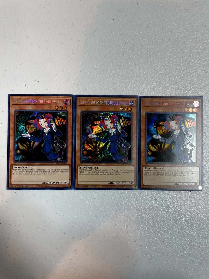 yugioh tour guide from the underworld secret rare 3x ra01-en005 playset RA01 - Image 1 of 1