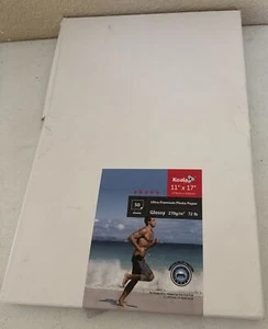Carta fotografica Koala Ultra Premium 11x17 lucida 72 libbre pesante per stampante a getto d'inchiostro - Foto 1 di 7