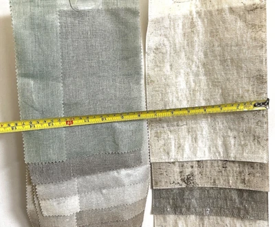 French 2 Designer Fabric Sample Booklet Shiny Sheer Metallic Silver Spark 12 Pcs - Image 1 of 4