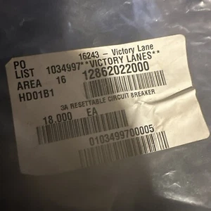 Vintage BOWLING ALLEY Surplus 3A Resettable Circuit Breaker 12862022000 - Picture 1 of 3