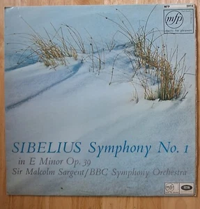 BBC Symphony Orchestra Vinyl Lp Sibelius Symphony No.1 MFP2018 - Picture 1 of 4