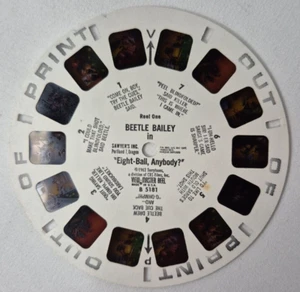 1963 View-Master Beetle Bailey in Eight-Ball, Anybody Reel B5181 - Bild 1 von 1