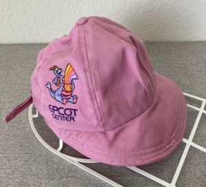 Walt Disney World Epcot Center Figura Bordada Rosa Sombrero Ajustable Adulto Med - Imagen 1 de 12