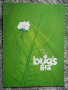 Hoja de crédito del programa de estreno A Bug's Life 1998 Walt Disney PIXAR - Imagen 1 de 3