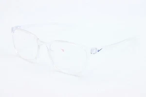 NEW NIKE 7026 900 CLEAR AUTHENTIC FRAMES EYEGLASSES 52-18 - Picture 1 of 4