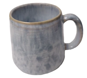 Barcela Stoneware Handmade Coffee 12oz Mug Light Blue Made In Portugal - Picture 1 of 5