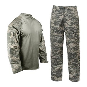 Men's Tactical Airsoft Combat Uniform Set, Military Combat Shirt & BDU Pants - Picture 1 of 9