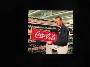 2 1960'S COCA COLA ADS WITH SLED SIGN - Picture 1 of 5