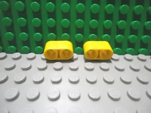 Lego 2 Amarillo Technic 1x2 brazo levadizo grueso 2 orificios de pasador NUEVO - Imagen 1 de 1