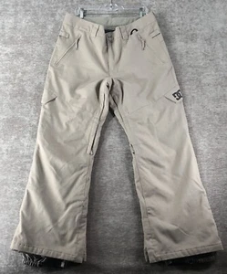 Vintage DC Enjoy Snowboard Ski Pants Brown Men's Size XL Pockets - Picture 1 of 5