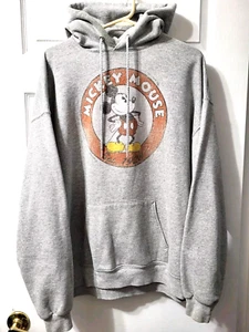 Disney XL grau Mickey Mouse 1928 Hoodie Retro Style Vintage Hanes Ecosmart - Bild 1 von 13
