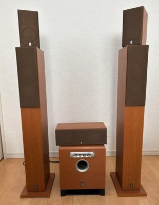 YAMAHA NS-10MMT×2 NS-10MMF×2 NS-C10MM×1 YST-SW015×1 Speakers Set Rare Used - Image 1 of 4