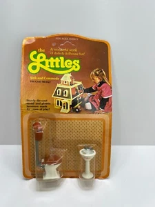Fregadero y cómoda de muebles para casa de muñecas The Littles de Mattel #1797 como nuevo de Lote Antiguo 1980 - Imagen 1 de 7