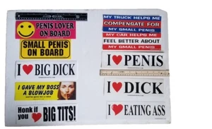 Hilarious Prank Gag Gift Revenge BUMPERSTICKERS - Picture 1 of 3