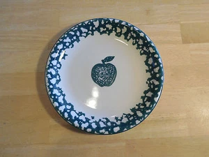 Tienshan Folk Craft APPLE Green Sponge Salad Plates 7 5/8" 2 available - Picture 1 of 2