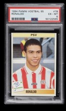 1994 1995 PANINI VOETBAL 95 RONALDO ROOKIE #78 PSA 6 RC