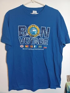 Royal Caribbean Cruises Bon Voyage T-Shirt Blau Gr. Large - Bild 1 von 8