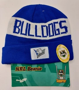 NRL Canterbury Bankstown Bulldogs Beanie Licensed Hat Warm Rugby League RRP $45 - Picture 1 of 2