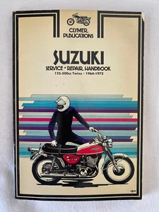 Suzuki Service Repair Handbook 125 500cc Twins 1964 1972 Clymer Motorcycle Bike - Picture 1 of 2