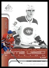 2022-23 SP Game Used 2001-02 Retro Rookies Juraj Slafkovsky RC /999 Montreal