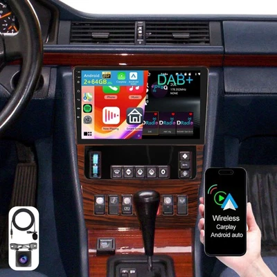 DAB+ Für Mercedes-Benz W124 1988-1992 Android 15 Autoradio GPS Navi Carplay 64GB - Bild 1 von 4