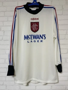 Glasgow Rangers 1996-97 Adidas Torwart Langarm Fußball Trikot Soccer - Bild 1 von 11