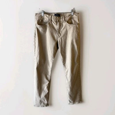 Lucky Brand 121 Heritage Slim Pant 34x30 (34x29) Khaki 5 Pocket Jean - Image 1 of 4